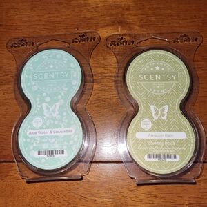 Scentsy Scent Pods - Aloe Water & Cucumber and Amazon Rain